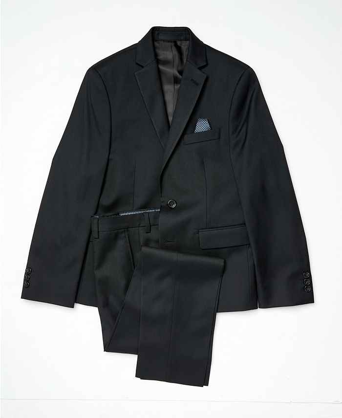 Lauren Ralph Lauren Big Boys Solid Classic Suit Jacket - Macy's