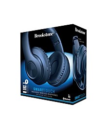 Smart Touch Bass Boost Wireless Headphones with Voice Assistant and Noise Isolation