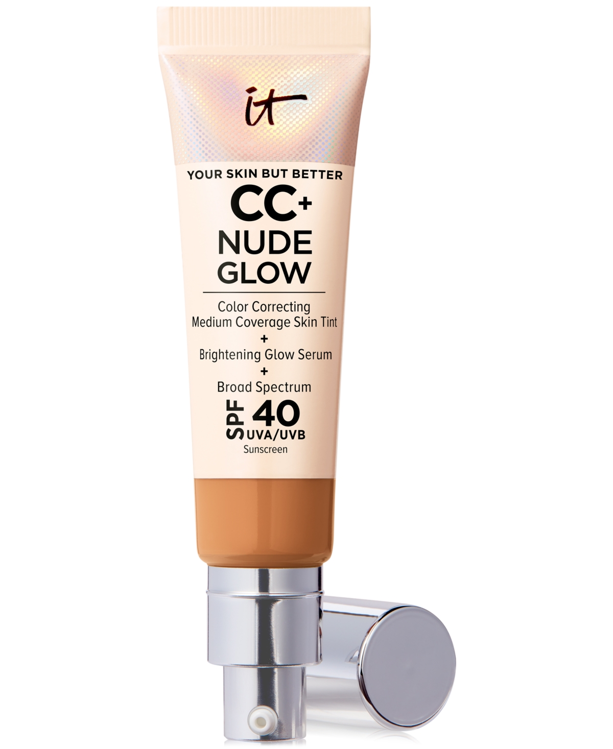 IT COSMETICS CC+ NUDE GLOW LIGHTWEIGHT FOUNDATION + GLOW SERUM SPF 40