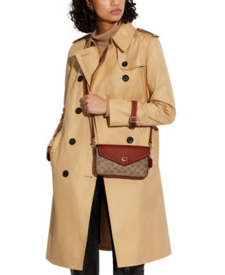 COACH Signature Coated Canvas Wyn Crossbody with Removable Card Case