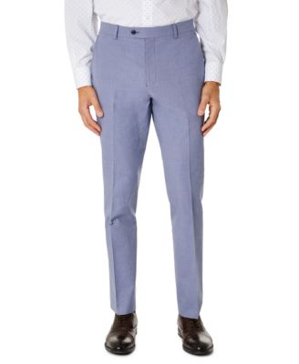 Tommy Hilfiger - Men's Modern-Fit TH Flex Stretch Chambray Suit Separate Pant