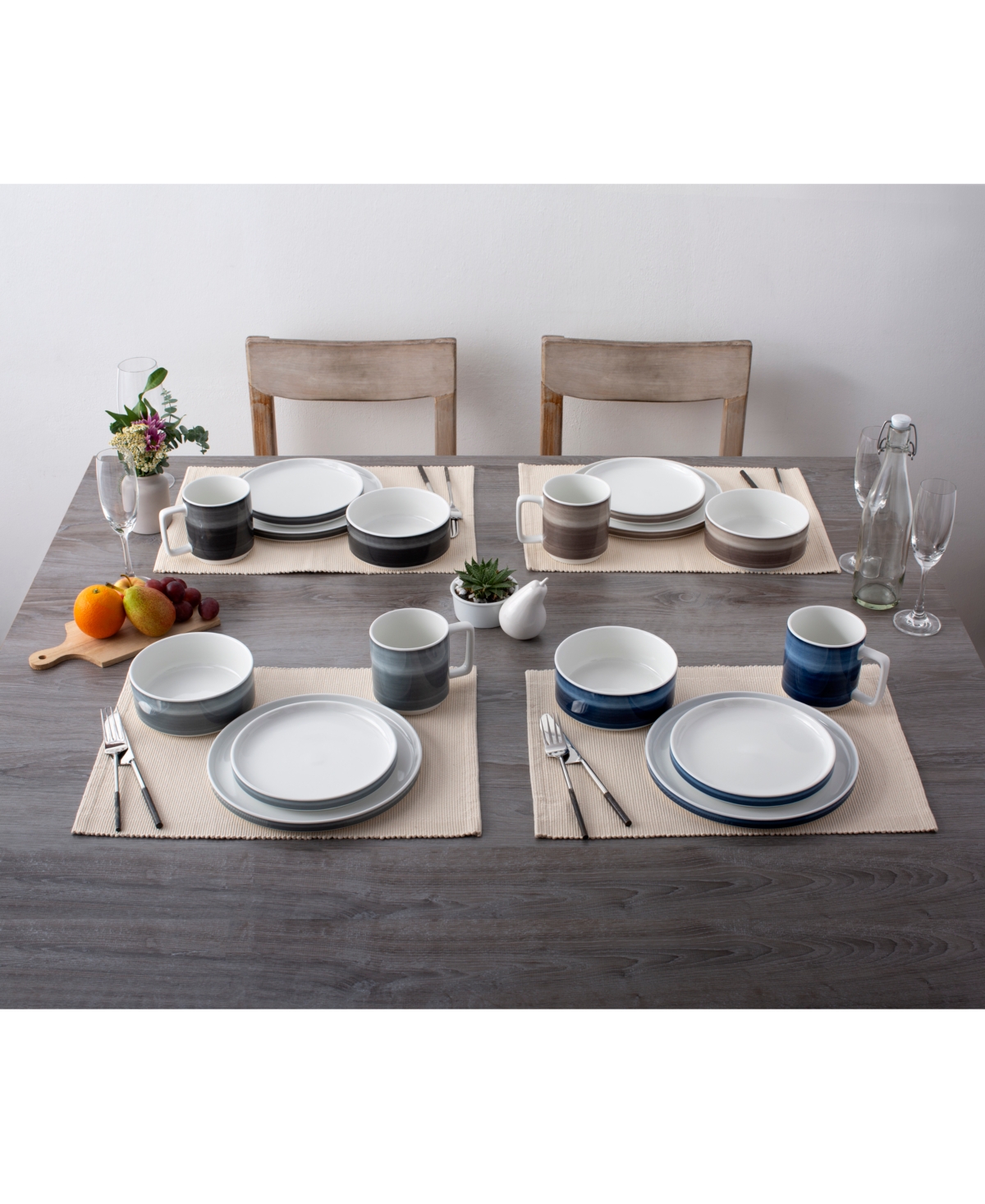 Noritake ColorStax Ombre 4-Piece Place Setting Stax