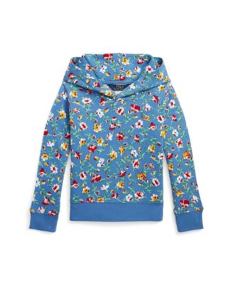 Little Girls Floral Spa Terry Hoodie