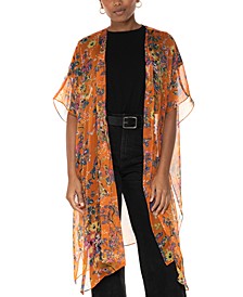 Spring Blooms Kimono, Created for Macy's
