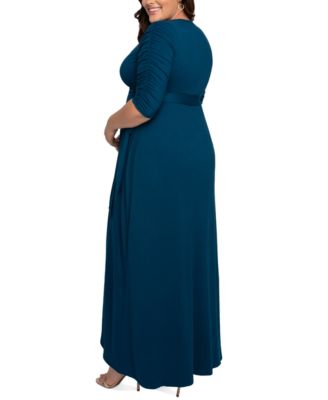 Plus Size Meadow Dream Maxi Wrap Dress