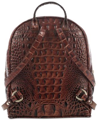 Brahmin Mini Dartmouth Melbourne Embossed Leather Backpack  display picture 3