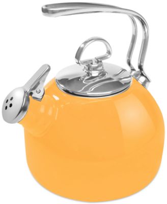 Photo 1 of **NEW PRIOR TO OPENING**
Chantal 1.8-Qt. Classic Enamel-on-Steel Tea Kettle