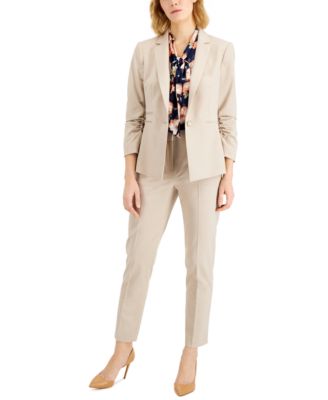 Tahari ASL Single Button Blazer, Floral 