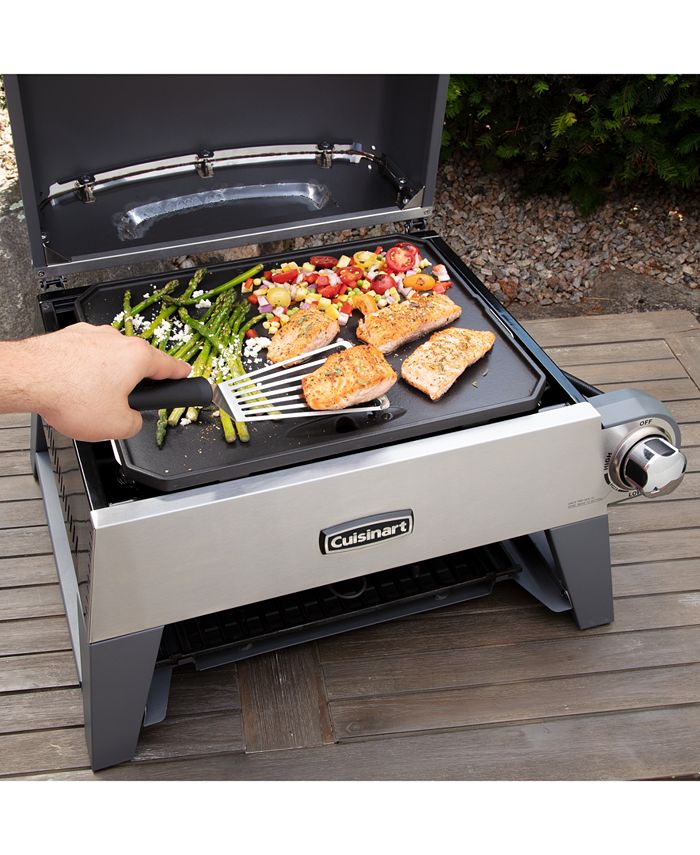 Cuisinart CGG-403 3-in-1 Pizza Oven, Griddle, & Cast Iron Grill - Macy's