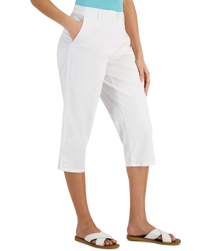 Karen Scott Women's Comfort-Waist Capri Pants, Created for Macy's ...