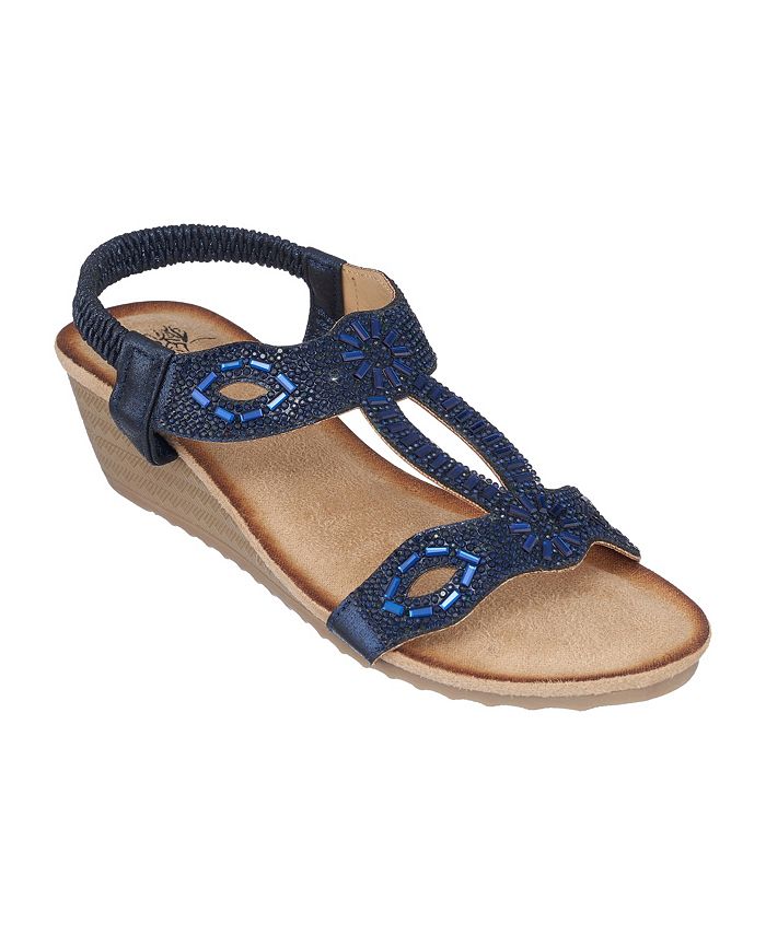 Macy's low best sale wedge sandals