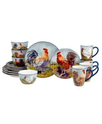 Certified International Rooster Meadow Dinnerware Collection