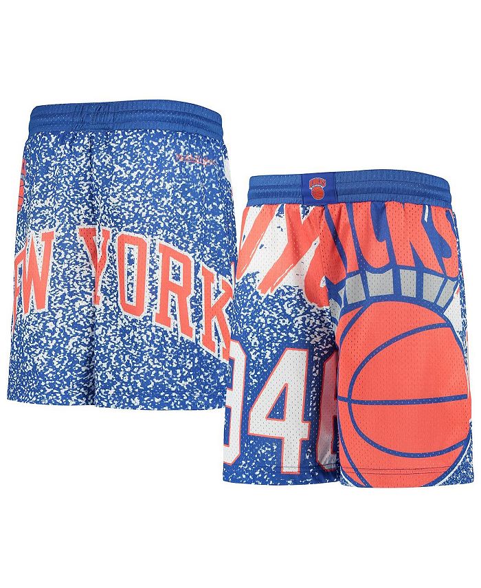Youth Nike Blue New York Knicks Icon Edition Mesh Performance Swingman Shorts