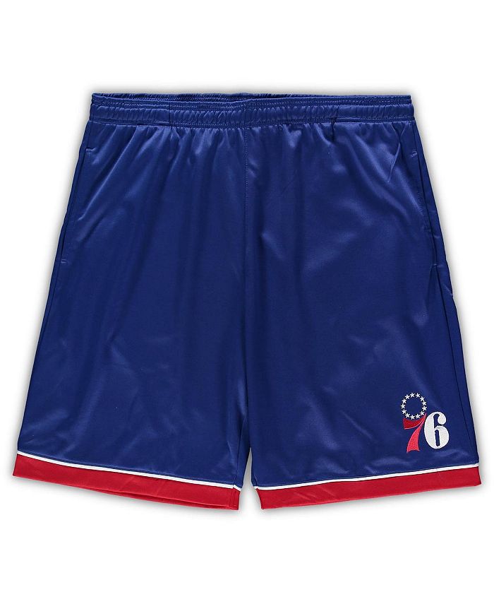 Men's Fanatics Branded Royal Philadelphia 76ers Big & Tall Graphic Shorts
