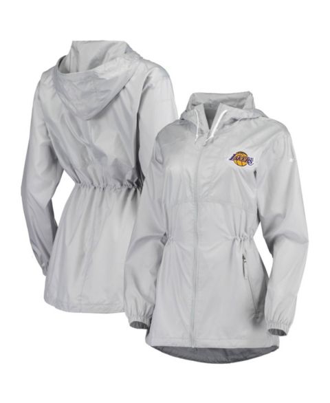 Женские куртки Columbia Gray Los Angeles Lakers Flashback Full-Zip Jacket