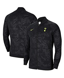 Men's Black Tottenham Hotspur I96 Anthem Raglan Full-Zip Track Jacket