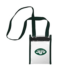 Women's New York Jets To Go Clear Crossbody Tote Bag
