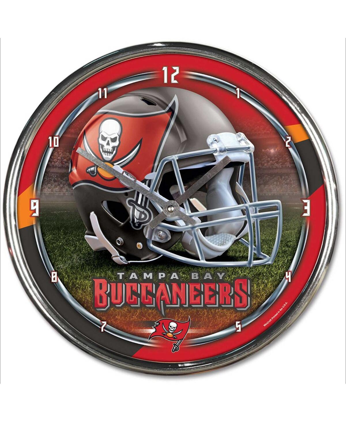 WINCRAFT TAMPA BAY BUCCANEERS CHROME WALL CLOCK
