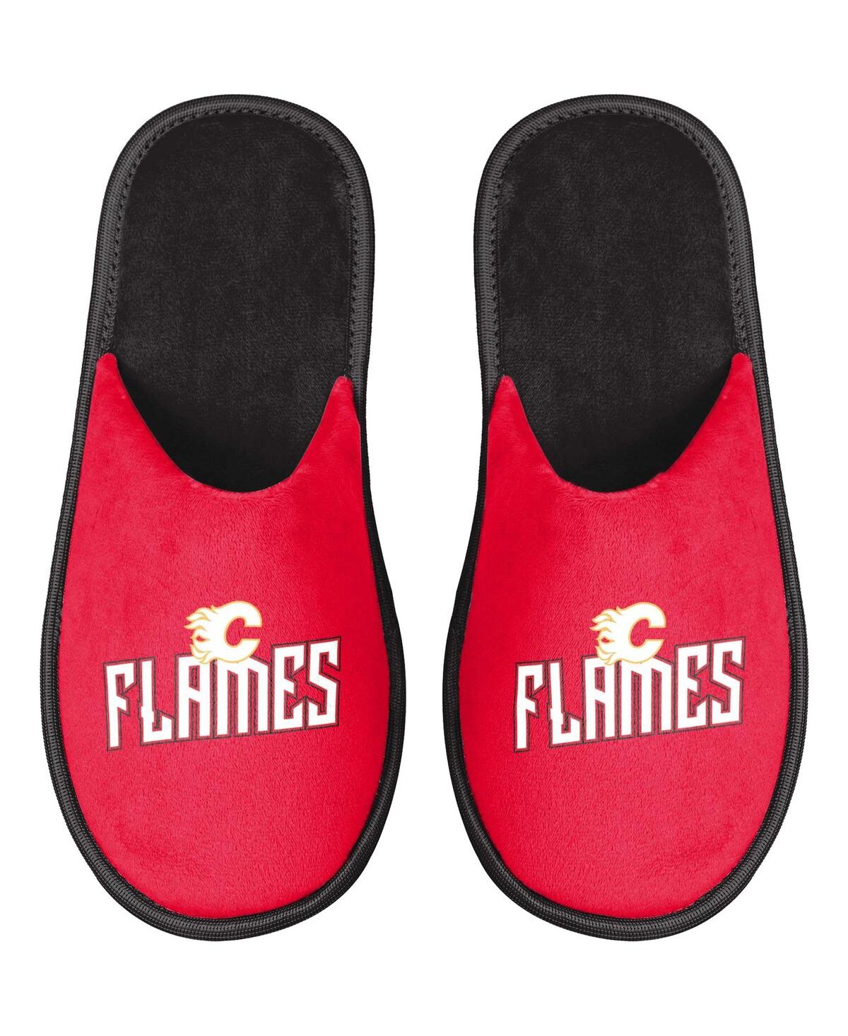 Men's Foco Calgary Flames Scuff Slide Slippers - Red