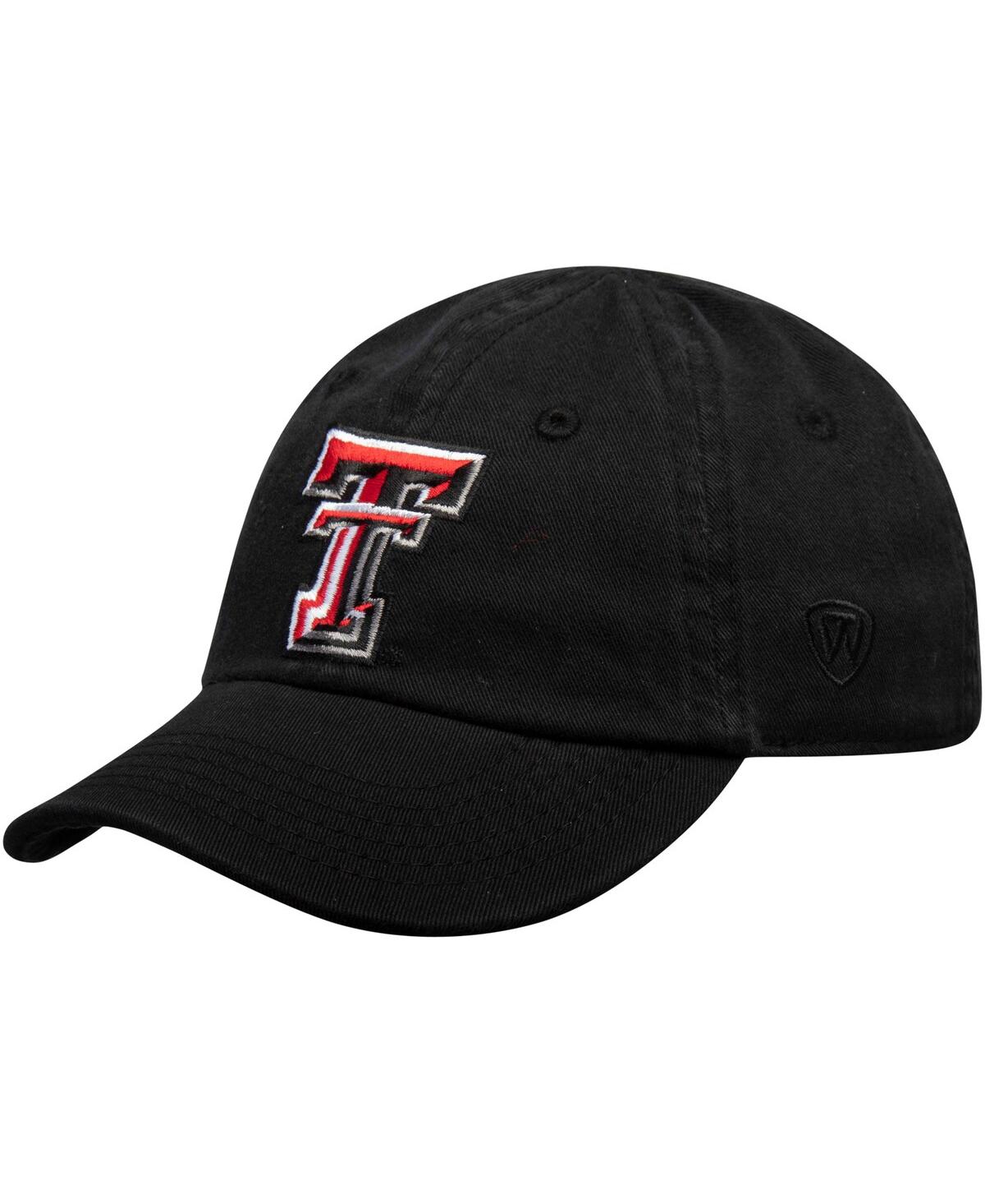 Top Of The World Babies' Infant Unisex  Black Texas Tech Red Raiders Mini Me Adjustable Hat