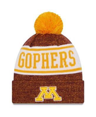 Men's New Era Maroon Minnesota Golden Gophers Banner Cuffed Knit Hat ...