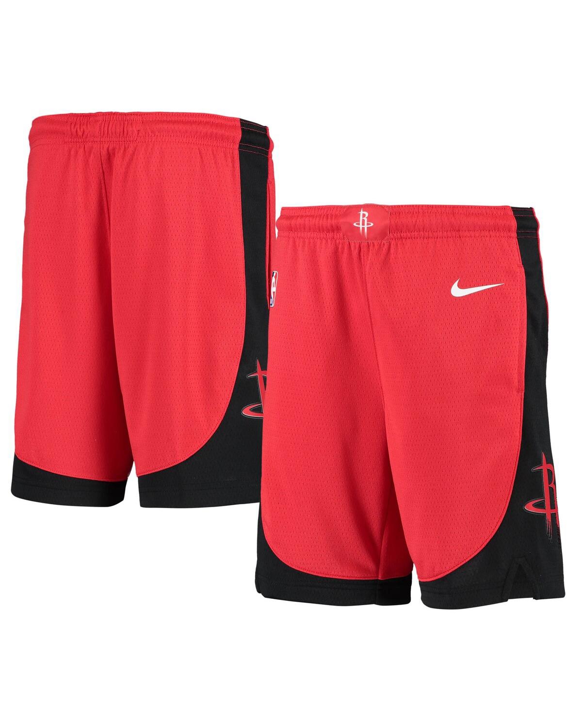 Big Boys NikeHouston Rockets 2020/21 Swingman Shorts - Icon Edition - Red