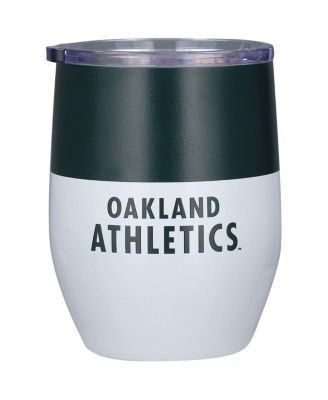 Oakland Athletics 16 oz Colorblock Stainless Steel Curved Tumbler