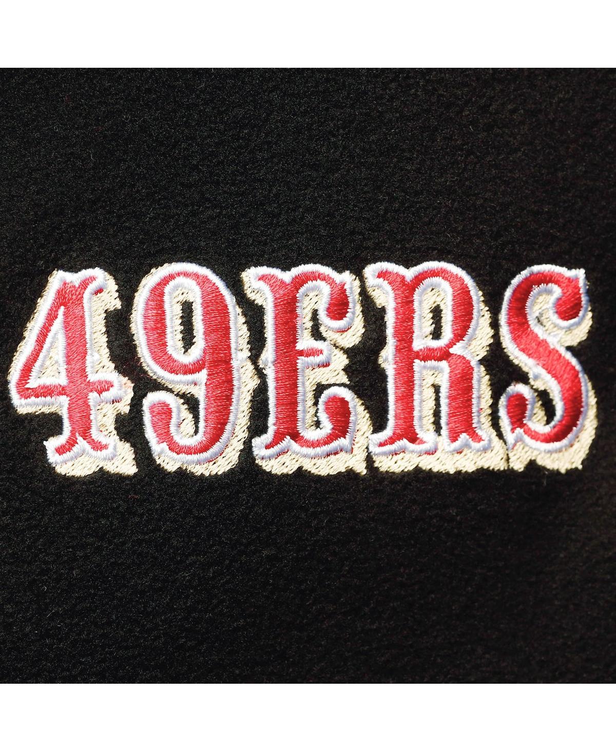 Men's DunbrookeSan Francisco 49ers Houston Fleece Full-Zip Vest - Black