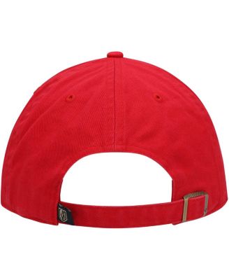 Men's '47 Red Vegas Golden Knights Clean Up Adjustable Hat