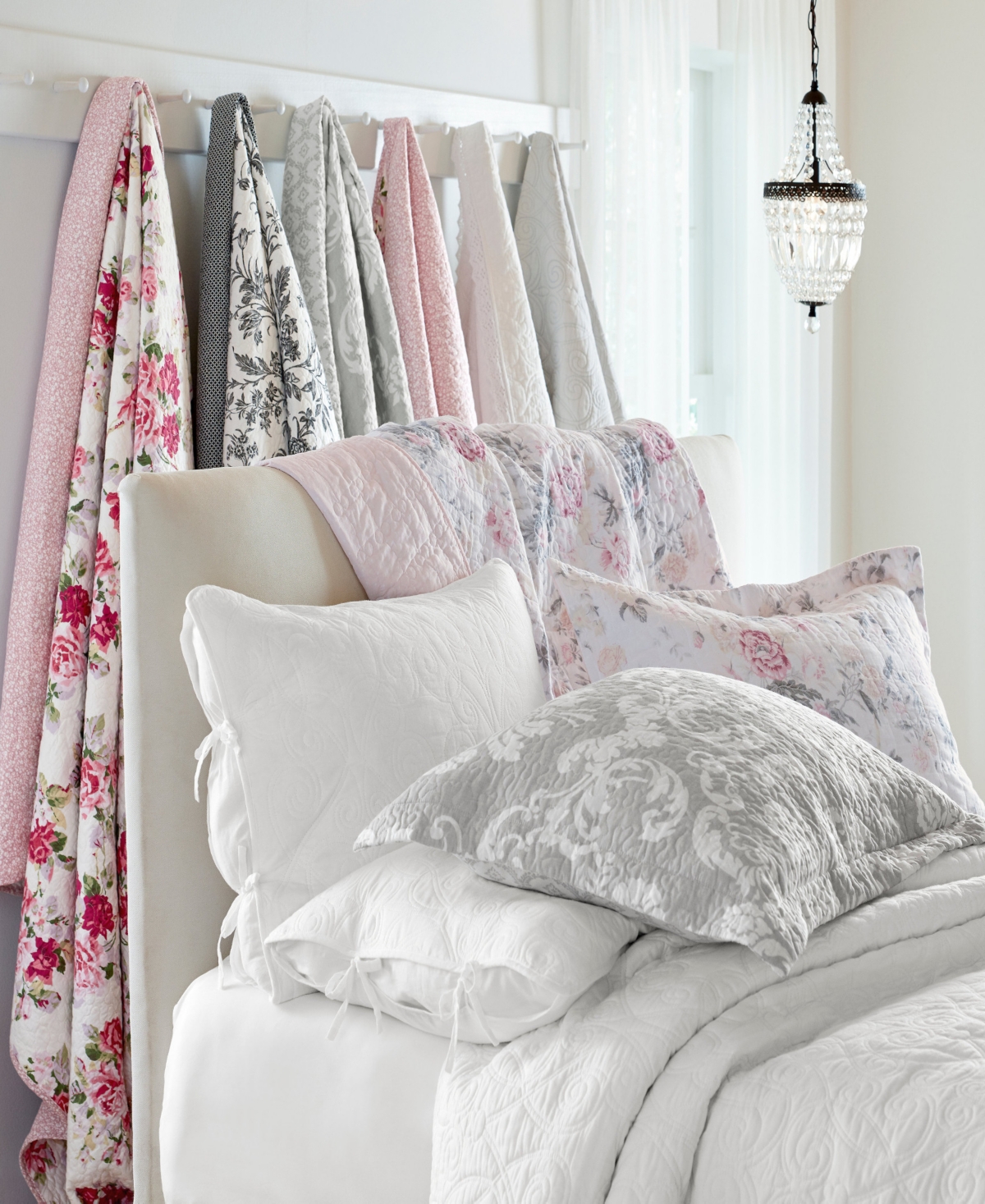 Laura Ashley Amberley Cotton Reversible -Pc. Quilt Set