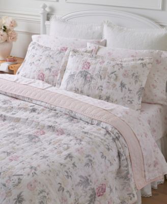 Breezy Floral Reversible 3 Piece Quilt Set, Full/Queen