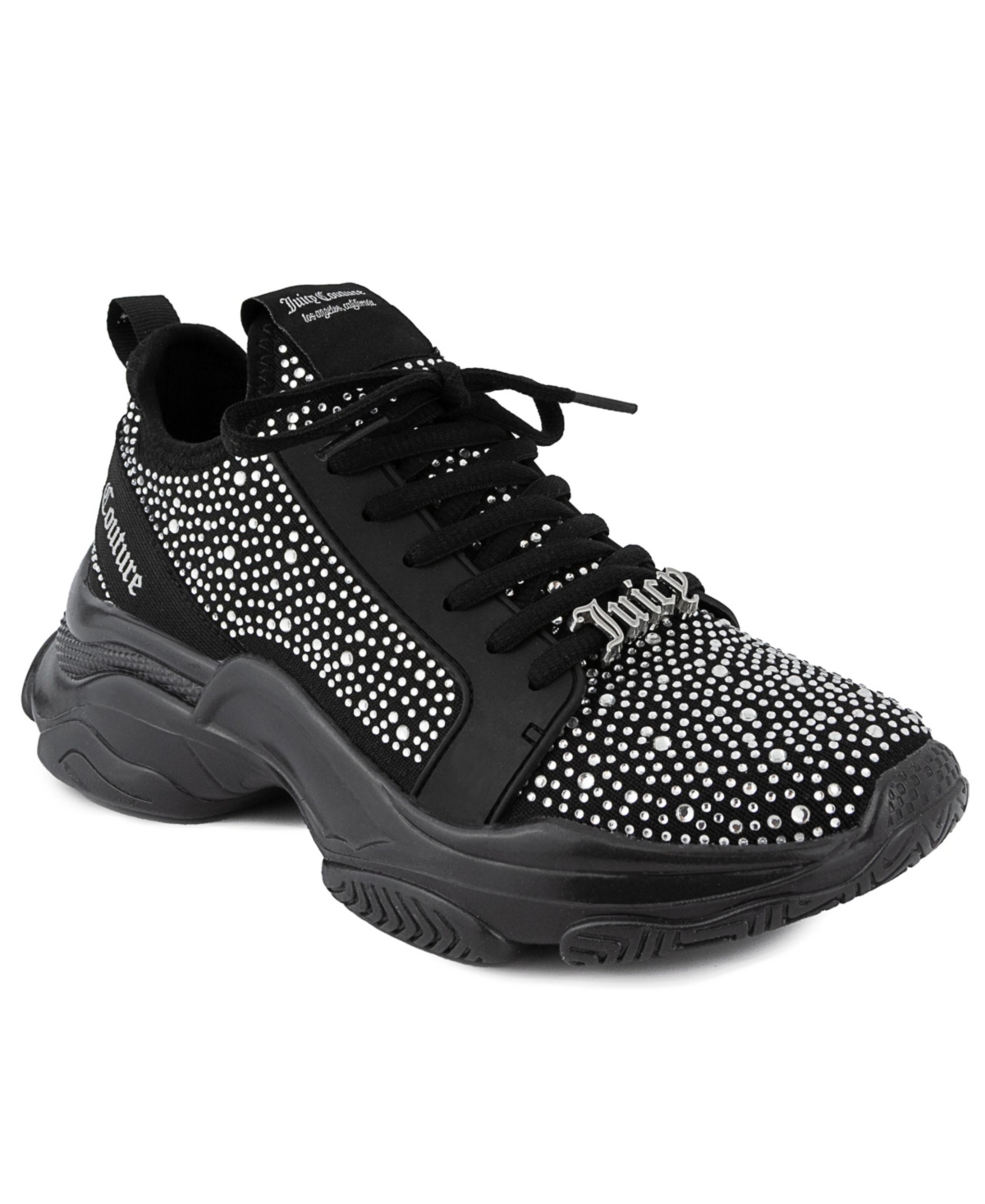 Juicy Couture Women's Adana Lace-up Sneakers In Black
