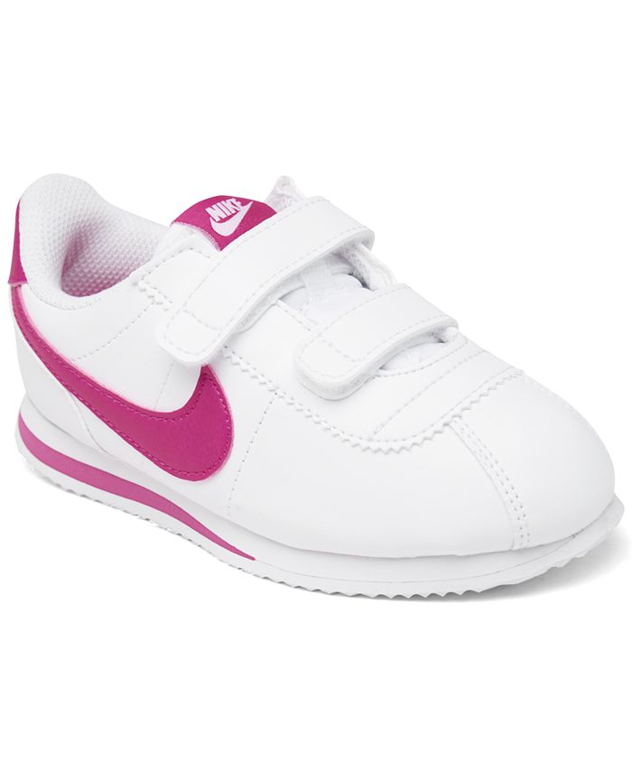 macys.com | Toddler Girls Cortez Basic Stay-Put Closure Casual Sneakers from Finish Line