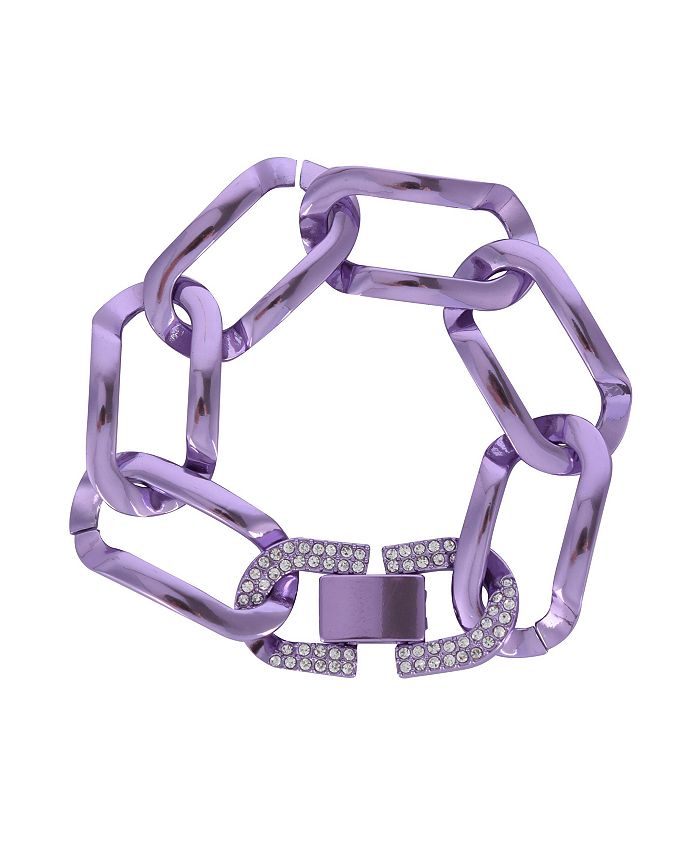 Christian Siriano New York Women's Link Bracelet with STone Accents