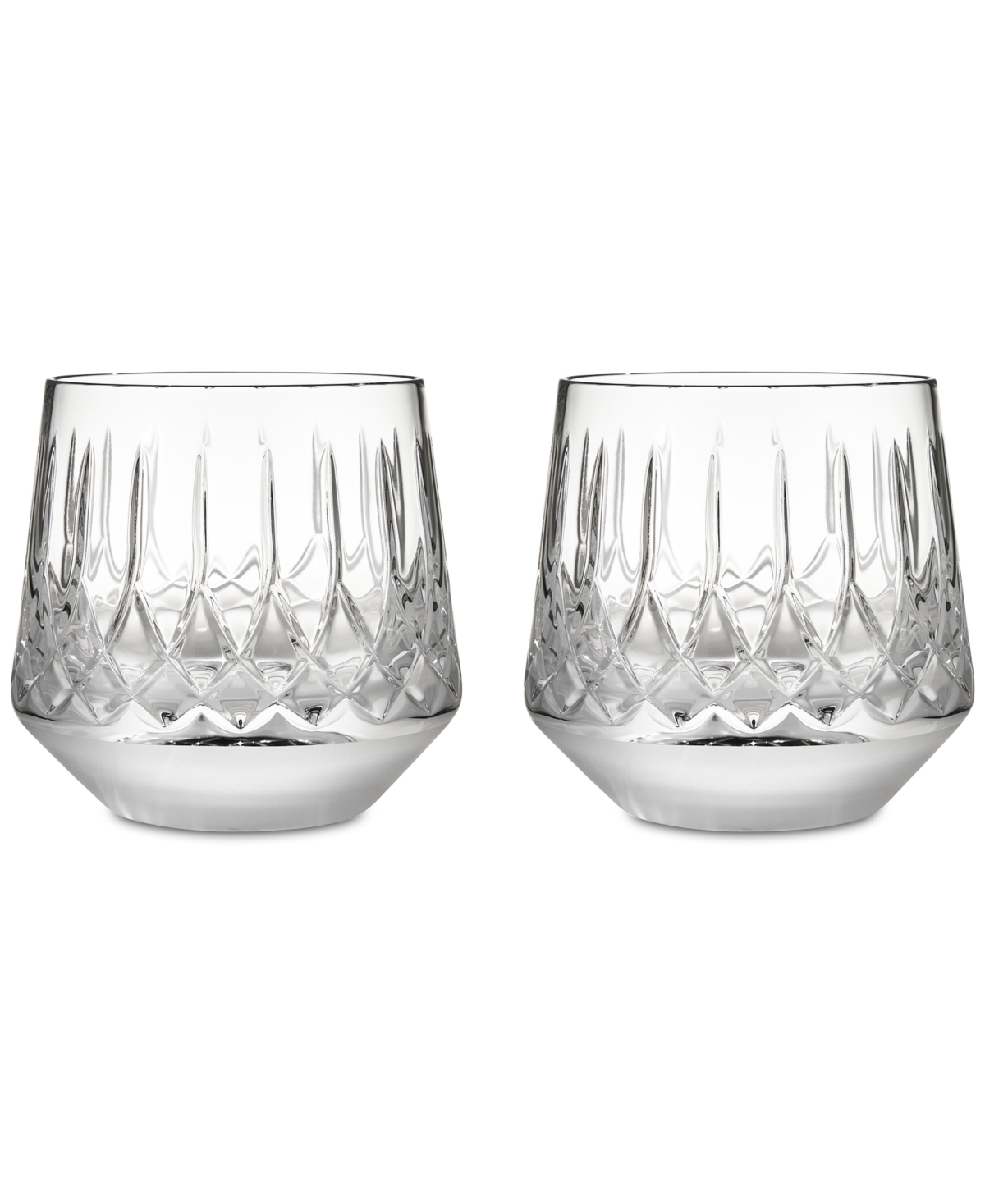 Waterford Lismore Arcus Crystal Tumblers Set Of Two In Clear