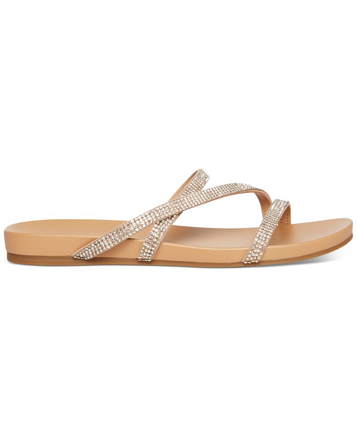 Madden Girl CandyR Rhinestone Strappy Footbed Sandals Macy's
