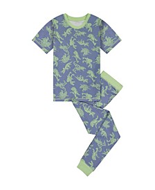 Little Boys T-shirt and Pants Pajama Set, 2 Piece