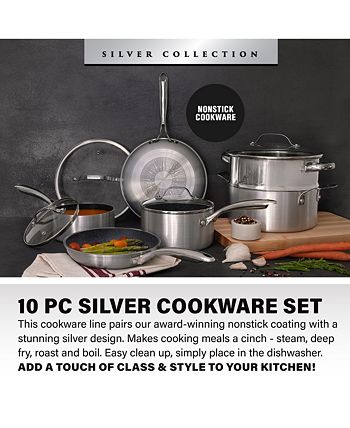 Granite Stone Diamond 10-Pc. Nonstick Cookware Set - Macy's