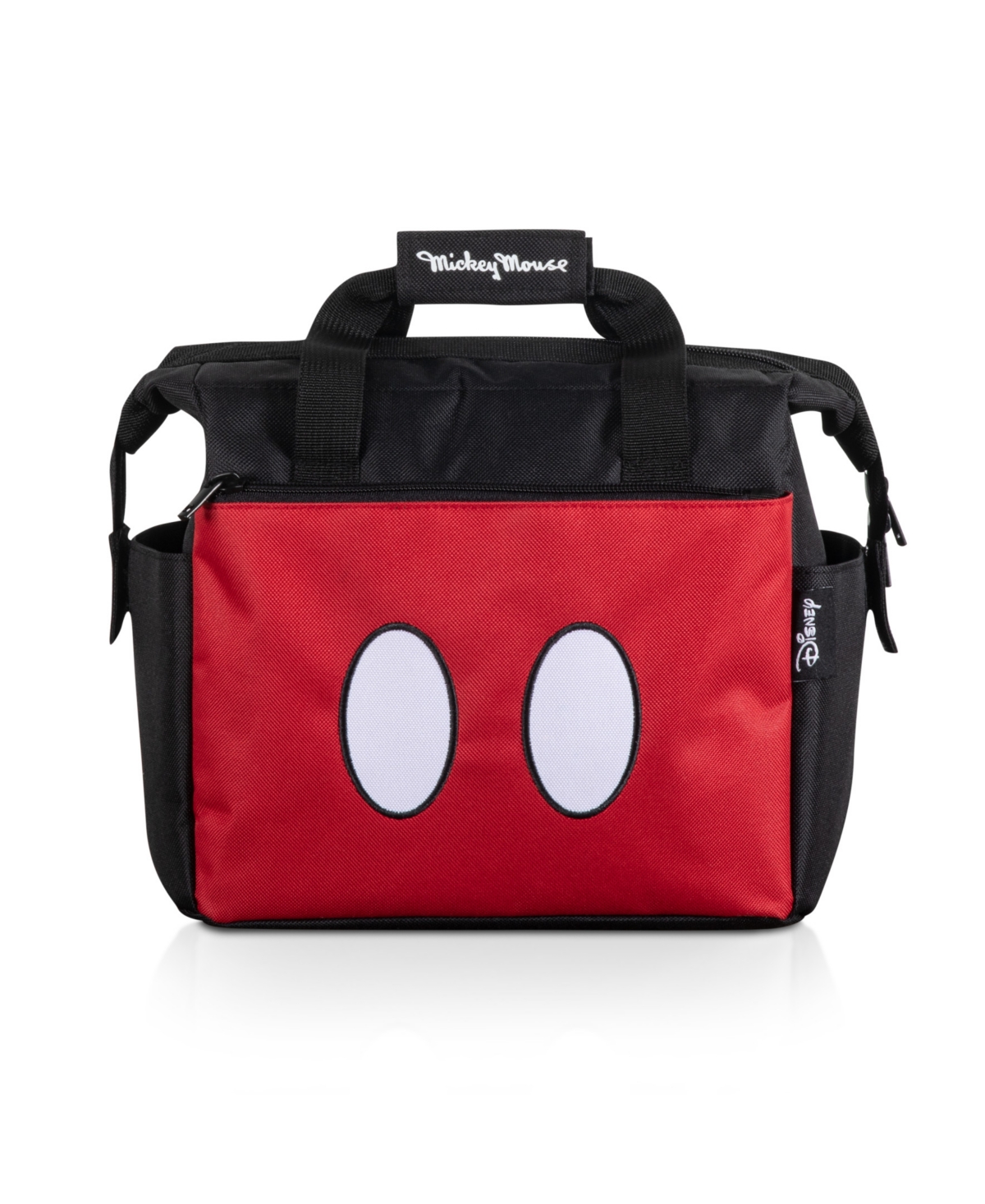 Mickey Shorts on the Go Lunch Cooler - Black with Red Pattern