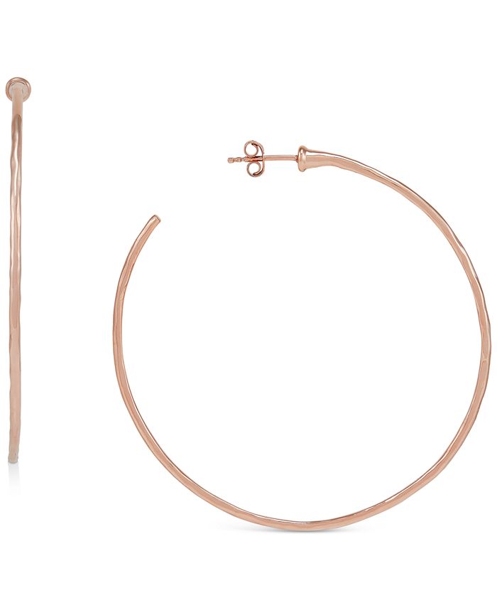 Macy's hoop earrings outlet large