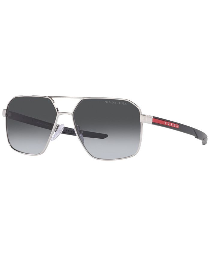 PRADA LINEA ROSSA Men's Polarized Sunglasses, 60 & Reviews - Sunglasses by  Sunglass Hut - Men - Macy's