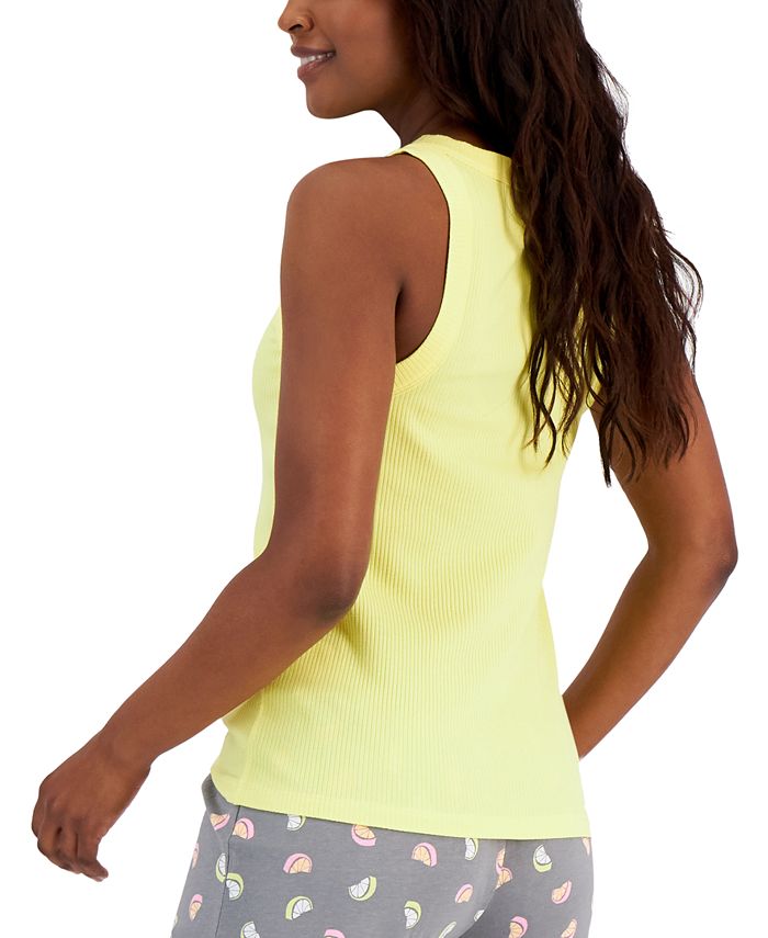 Jenni Women's HighNeck Pajama Tank Top, Created for Macy's Macy's