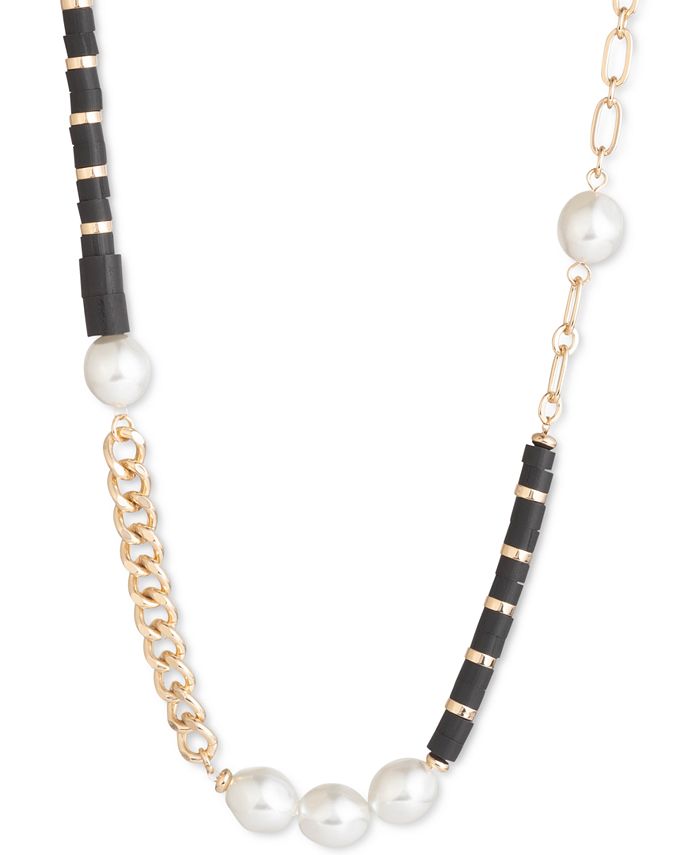 Karl lagerfeld pearl necklace discount