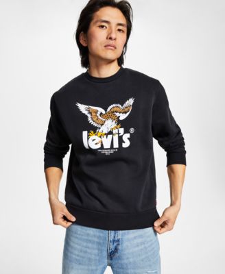 Levi's - Men's Logo-Print Crewneck Sweatshirt