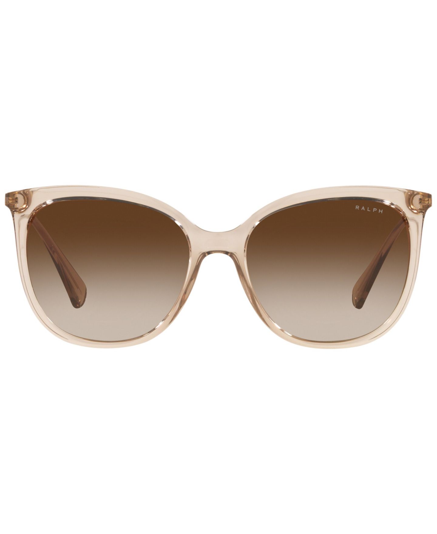Женские солнцезащитные очки Ralph by Ralph Lauren Sunglasses, RA5248 56, цвет: Блестящий прозрачный коричневый — фото 3