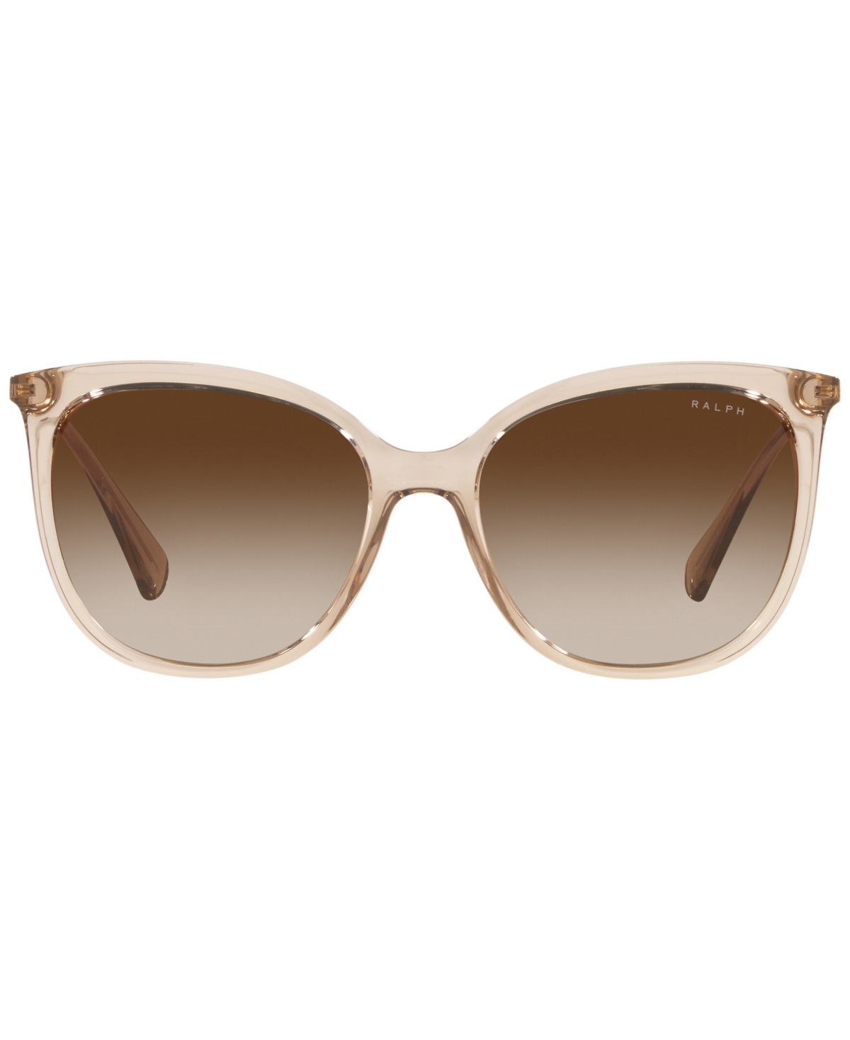 Shop Ralph By Ralph Lauren Women's Sunglasses, Ra5248 56 In Shiny Transparent Brown