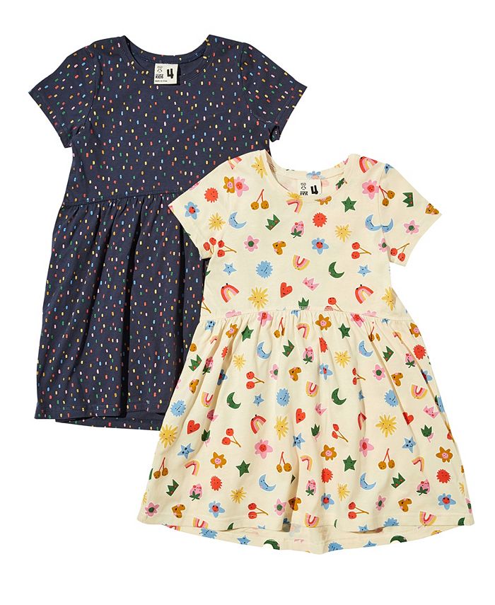 COTTON ON Little Girls Multipack Short Sleeve Dresses, Pack of 2 Macy's