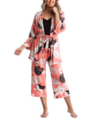 Linea Donatella - Women's 3-Pc. Pajama Set