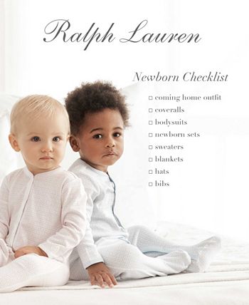Polo Ralph Lauren - Baby Boys' Schiffli Polo Coverall