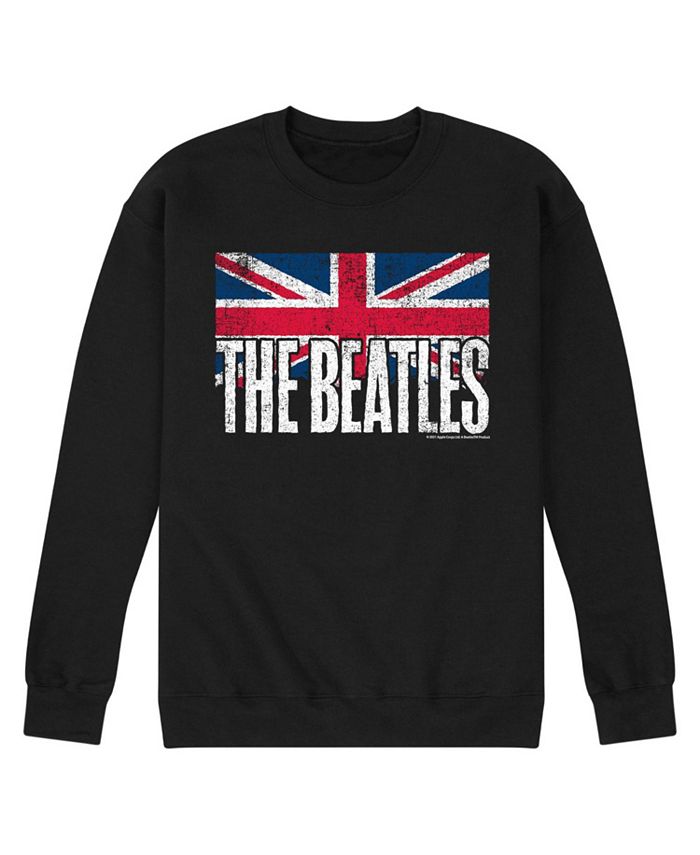 AIRWAVES Men's The Beatles Union Jack Fleece Sweatshirt - Macy's
